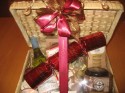 Printed Christmas ribbon for Special Surprises gift hampers (click to enlarge)