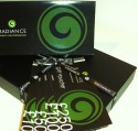 Printed ribbon used to wrap round gift vouchers in envelope from Radiance Unlimited (click to enlarge)